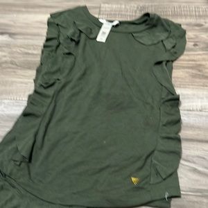 Green guess shirt